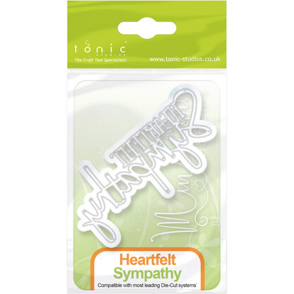 Tonic Studios Miniature Moments Sentiment Die - Heartfelt Sympathy