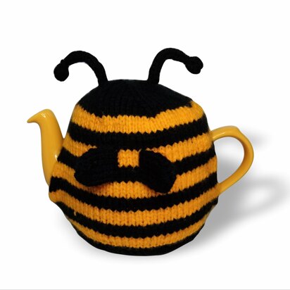 Happy bee tea cozy