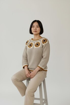 Sunflower Granny Sweater