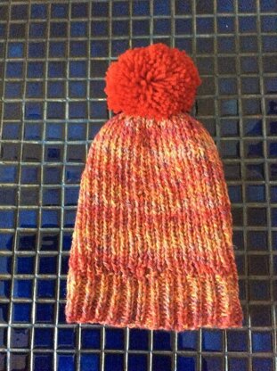 Kaleidoscope ribbed hat