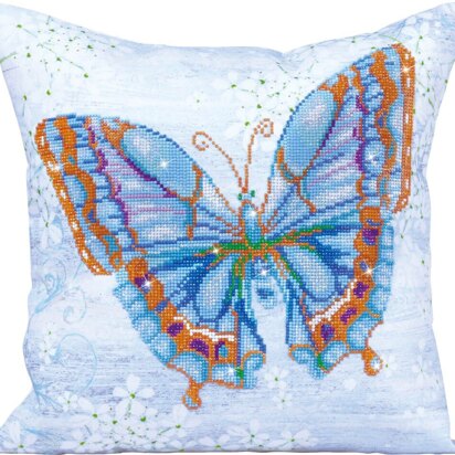 Diamond Dotz Papillon Bleu Pillow Diamond Painting Kit