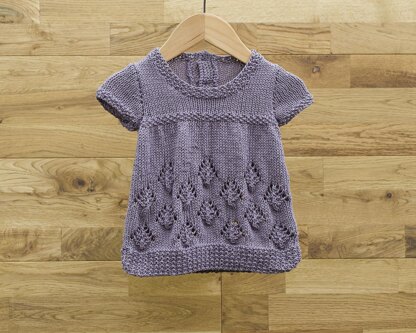 Children's Pinecone Dresses (no 137) Knitting Pattern