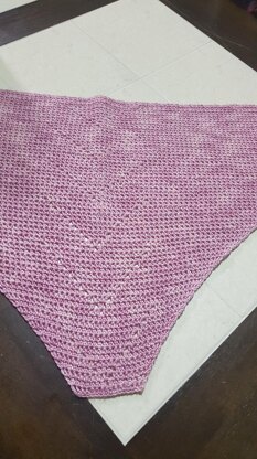 L'Oiseau Rose shawl