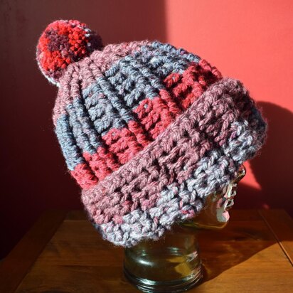 Oversized Ribbed Beanie