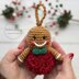Gingerbread Man Jingle Bell Ornament