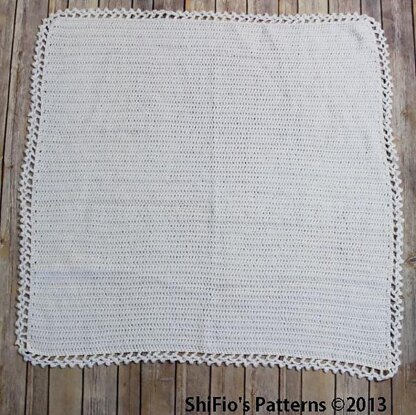 Alphabet Afghan Blanket Crochet Pattern #51