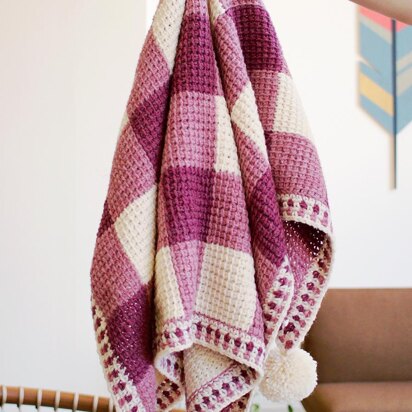 Sweet Gingham Baby Blanket