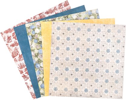 American Crafts BoBunny Single-Sided Paper Pad 12"X12" 48/Pkg - Boulevard, 24 Designs/2 Each