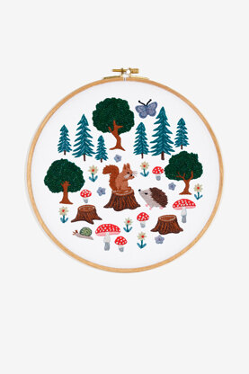 DMC Woodland Creatures Embroidery Pattern - PAT2097 - Downloadable PDF