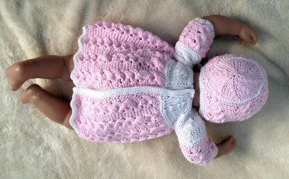 P80 Dolls Dress, Bonnet and Blanket