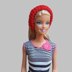 Pretty Red Headbands for Doll