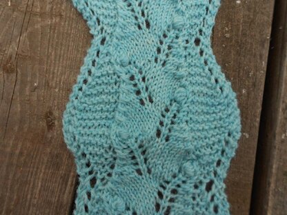 Wavy Fern Infinity Scarf