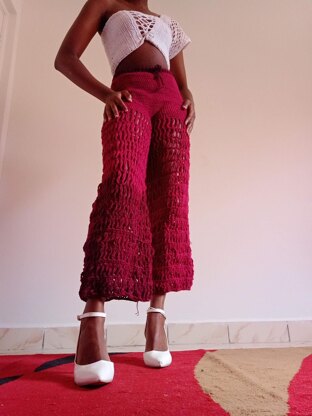 Crochet Mesh Pants Pdf Pattern 