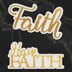 Artdeco Creations Couture Creations Sentiment Mini Dies 2/Pkg - Have Faith 1.9"X1.9"