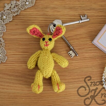 Rabbit Keyring Knitting Pattern Snoo's Knits