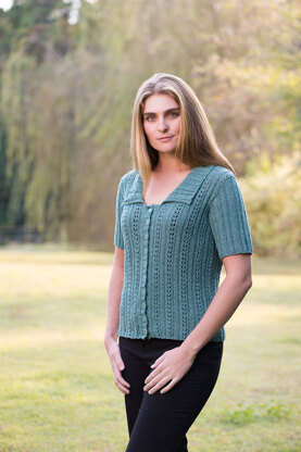 Double Eyelet Cardigan