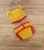 Bear Diaper Cover and Hat Set