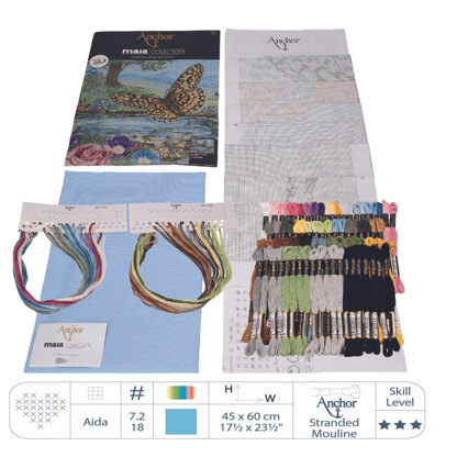 Anchor Butterfly Cross Stitch Kit