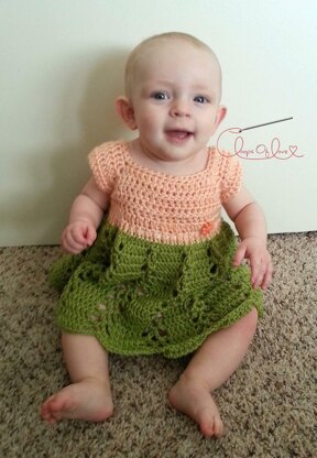 Ribbon & Lace Infant Dress