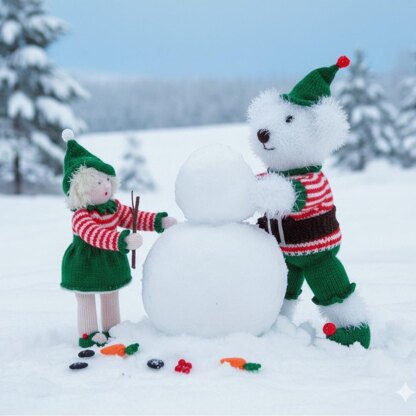 Cute Christmas Toys and Stockings to knit 2 - bear, turkey, poodle, owl