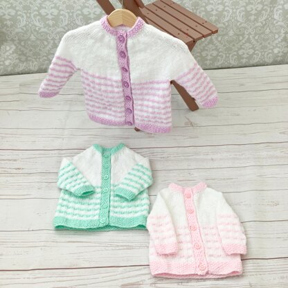 Baby Cardigan Knitting Pattern #700