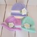 Easy Baby Girl Flower Beanie