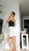 High waist elastic shorts