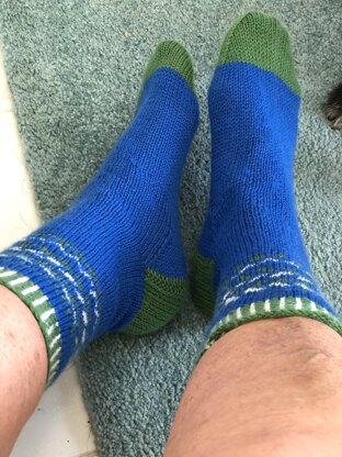 Knitted socks