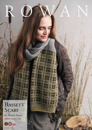 Bassett Scarf in Rowan Moordale - ZB297-00015-UK - Downloadable PDF