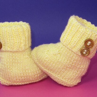 Easy Baby 2 Button Booties