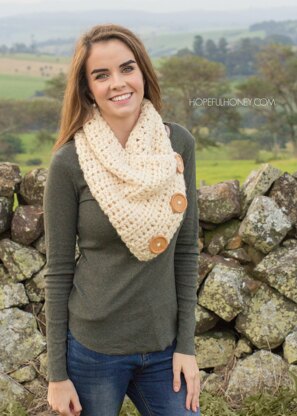 Basic Chunky Button Scarf