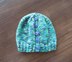 Girls' Sock Yarn Ponytail Hat