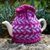 Boysenberry Fair Isle 2 Cup Teapot Cosy Knitting Pattern