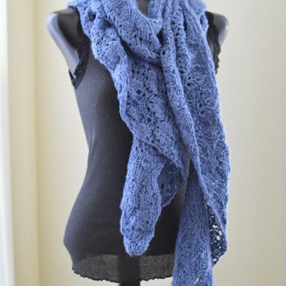 #129 Dreamy Ruffled Alpaca Scarf