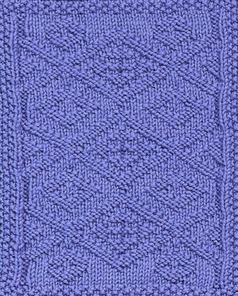 #1238 Paradise City - Blanket Knitting Pattern for Home in Valley Yarns Northampton by Valley Yarns