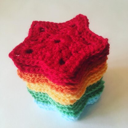 Rainbow of Stars Blanket