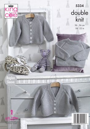 Cardigans & Sweater in Comfort DK in King Cole - 5334 - Leaflet