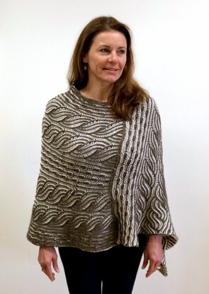 Yin & Yang Brioche Poncho