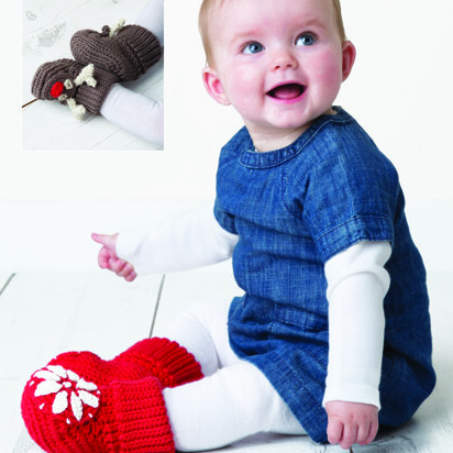 Baby Bootees in DMC - 15405L/2 - Leaflet