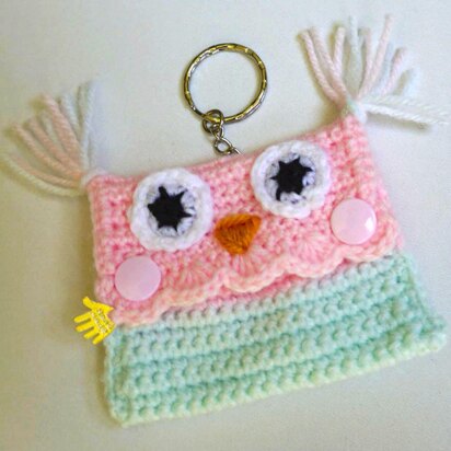 Crochet pattern little purse owl