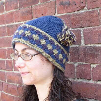 Cloisonée Hat - knitting pattern