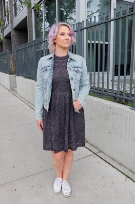 Easy Eyelet Yoke Dress