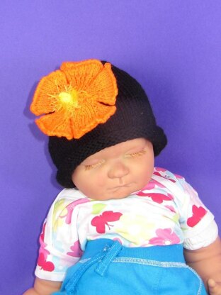 Baby Flower Slouch Hat