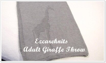 ADULT GIRAFFE THROW