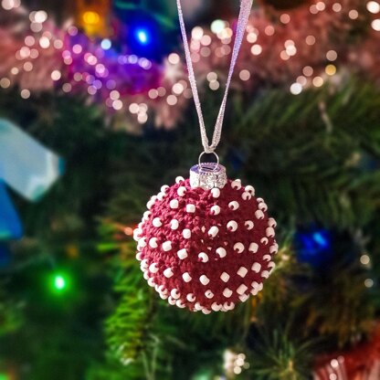 Beaded Christmas Baubles