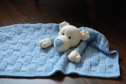 Bear Toy Baby Blanket
