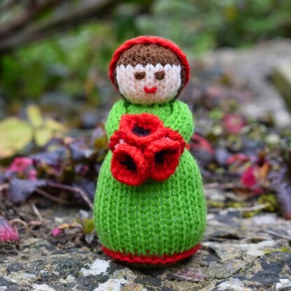 Poppy Doll Knitting Pattern - Toy Knitting Pattern