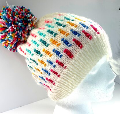 Flecks of Color Hat