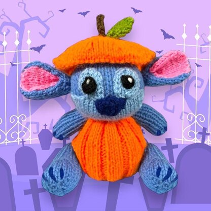 Halloween Stitch inspired choc orange cover / toy