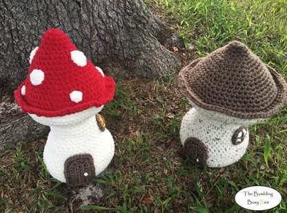 Mushroom Fairy House Plush